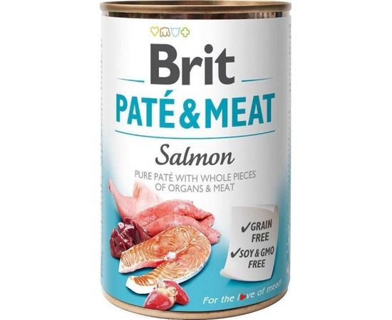 Brit Brit Pate & Meat Dog Salmon puszka 800g