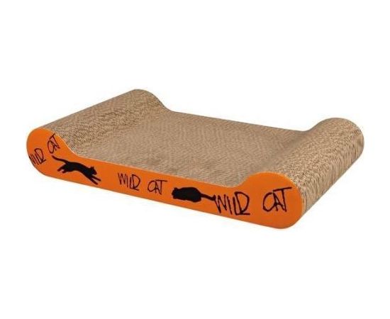 Trixie Wild Cat kartona skrāpēšanas postenis , 41 × 7 × 24 cm, oranžs