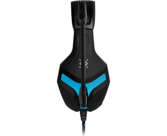 Headphones with microphone DEFENDER SCRAPPER 500 black & blue