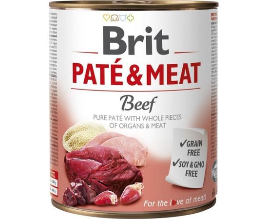 Brit puszka PATE&MEAT BEEF /6 800g