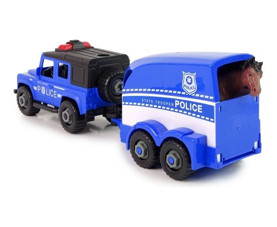 Policijas SUV ar piederumiem