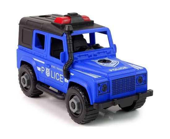 Policijas SUV ar piederumiem