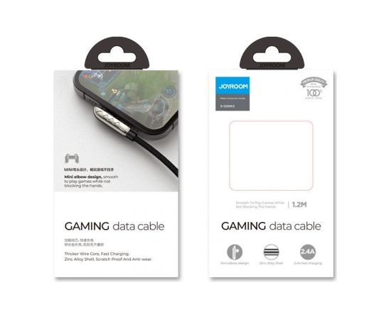 Joyroom Gaming USB Cable - Lightning Charging | Data 2.4A 1.2m Silver (S-1230K3)