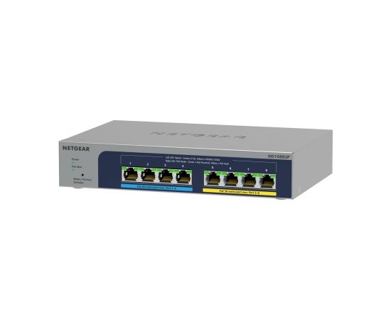 NETGEAR 8-port Ultra60 PoE++ Multi-Gigabit (2.5G) Ethernet Plus Switch Managed L2/L3 2.5G Ethernet (100/1000/2500) Power over Ethernet (PoE) Grey