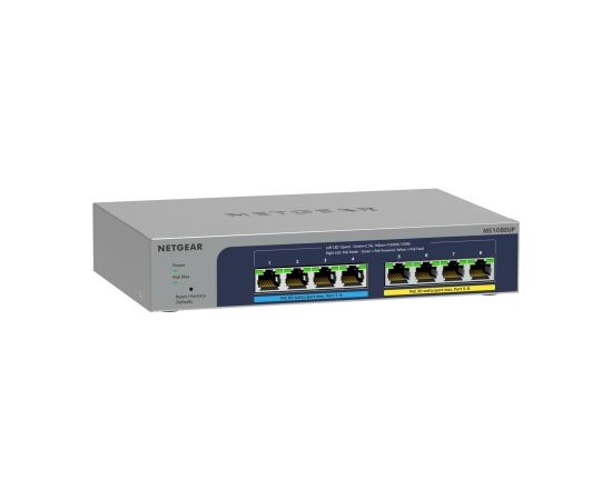 NETGEAR 8-port Ultra60 PoE++ Multi-Gigabit (2.5G) Ethernet Plus Switch Managed L2/L3 2.5G Ethernet (100/1000/2500) Power over Ethernet (PoE) Grey