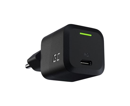 USB Charger Green Cell PowerGaN 33 W PD 3.0 QC 3.0 1x USB-C black