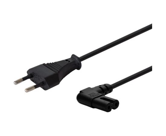 SAVIO CL-144 Power cable Black 3 m angled