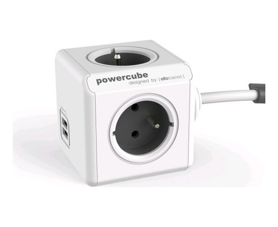 Allocacoc PowerCube Extended USB E(FR), 1.5m power extension 4 AC outlet(s)