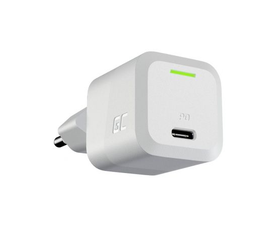 USB Charger Green Cell PowerGaN 33 W PD 3.0 QC 3.0 1x USB-C white