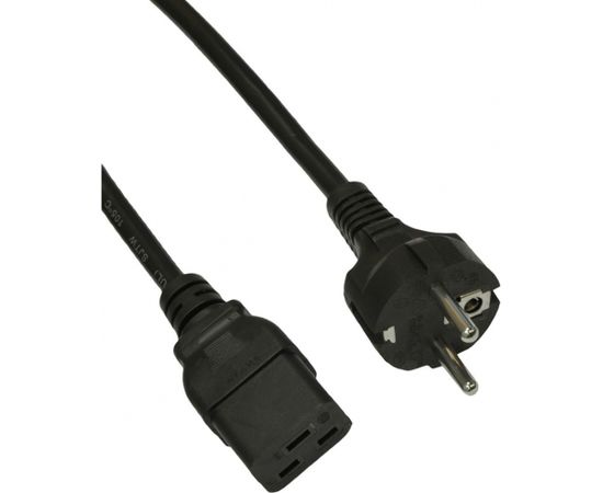 Akyga Server power cable AK-UP-01 IEC C19 CEE 7/7 250V/50Hz 1.8m Black CEE7/7 C19 coupler