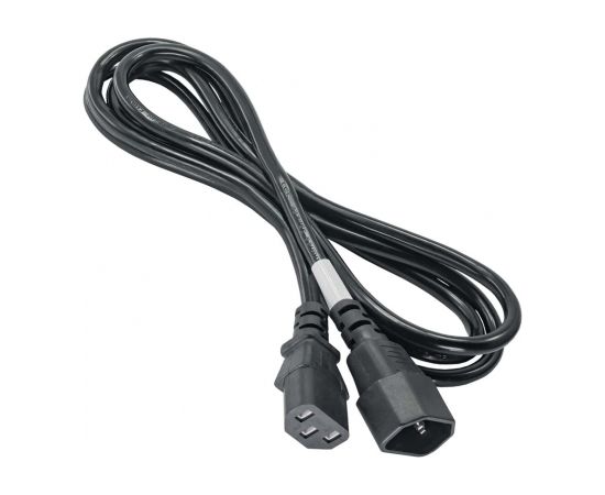 Akyga AK PC di 03 A verlaengerungs Stromkabel, 1,8 m per PC, stampante, Schermi NERO Black 1.8 m IEC C13