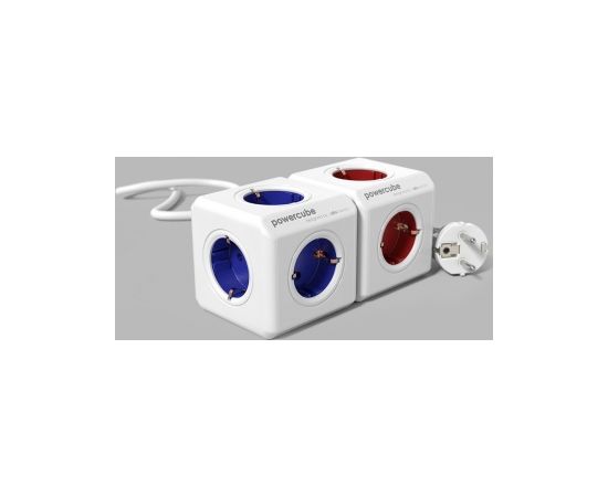 Allocacoc PowerCube power extension 1.5 m 5 AC outlet(s) Indoor Red, White