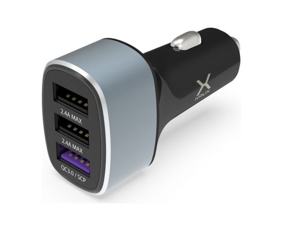 Car charger KRUX 3x USB QC 3.0