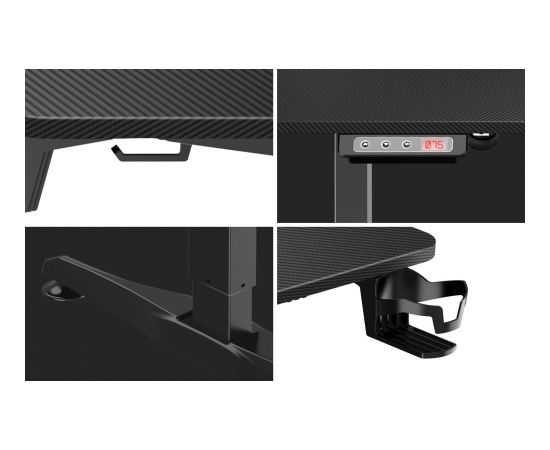 GAMING DESK HUZARO HERO 8.5 BLACK