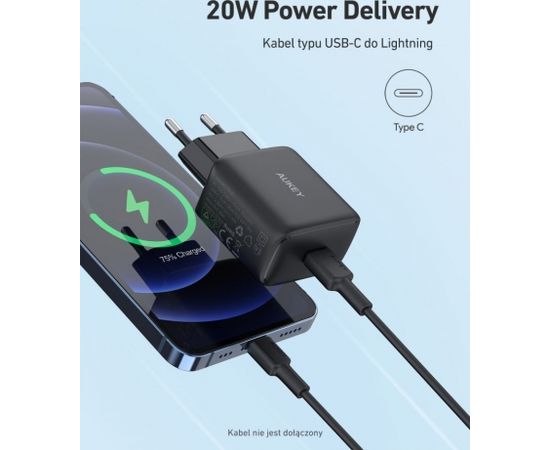 Aukey AUEKY PA-R1 Swift Wall charger 1x USB-C Power Delivery 3.0 20W