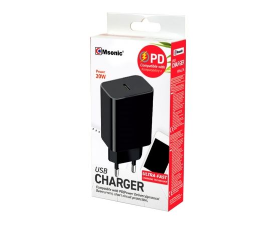 Msonic MY6623K Wall Charger USB-C PD