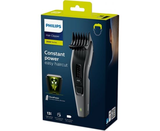 Philips HAIRCLIPPER Series 3000 HC3525/15 Self-sharpening metal blades Hair clipper