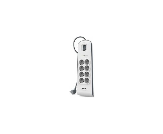 Belkin BSV804VF2M surge protector White 8 AC outlet(s) 2 m