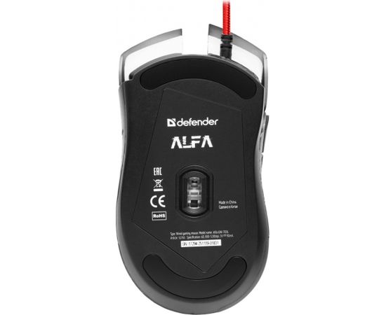 Defender Alfa GM-703L mouse Right-hand USB Type-A Optical 3200 DPI