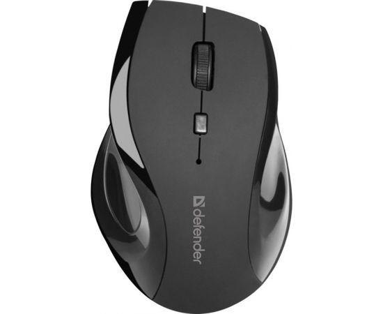 MOUSE DEFENDER ACCURA MM-295 RF BLACK OPTICAL 1600DPI 6P