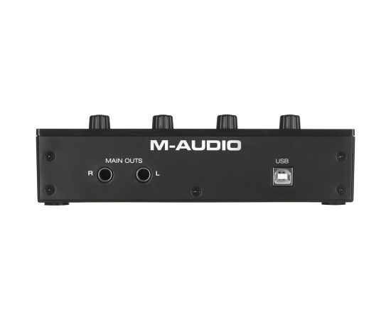 M-AUDIO M-Track Duo USB Audio interface Crystal preamplifier 16 bit 48 kHz Black