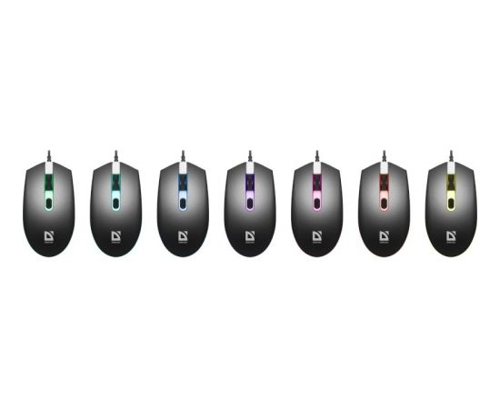 MOUSE DEFENDER DOT MB-986 OPTICAL 7 COLORS 1000dpi 4P