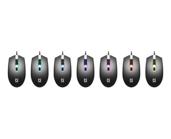 MOUSE DEFENDER DOT MB-986 OPTICAL 7 COLORS 1000dpi 4P