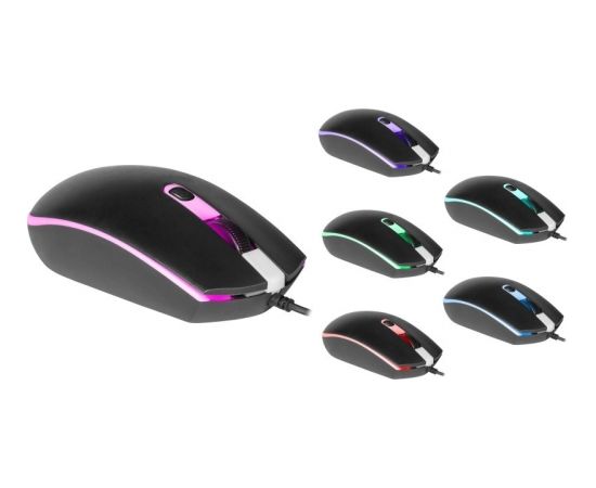 MOUSE DEFENDER DOT MB-986 OPTICAL 7 COLORS 1000dpi 4P