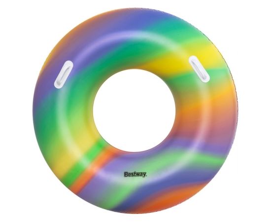 Peldamrīks d119cm Bestway Rainbow Swim Tube