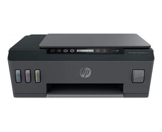 HP Smart Tank Plus 555, multifunction printer (anthracite, USB, WLAN, Bluetooth, scan, copy)