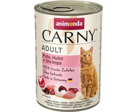 ANIMONDA Carny Adult flavour: turkey. chicken. prawns - wet cat food - 400g