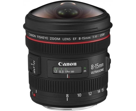 Canon EF 8-15mm f/4.0L Fisheye USM objektīvs