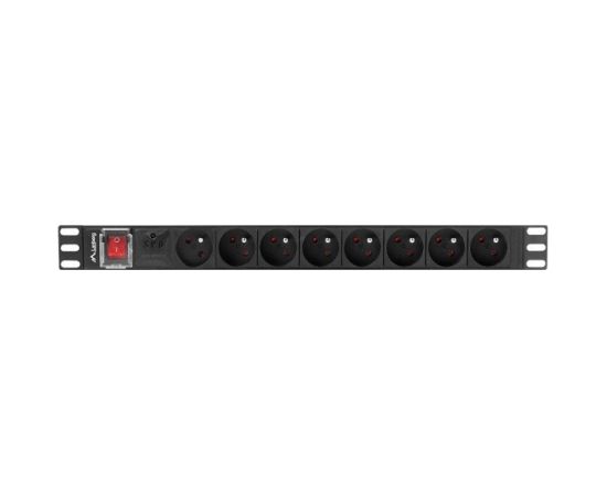 LANBERG POWER STRIP PDU RACK 19" (1U, 16A, 7X Shuko, 2m)