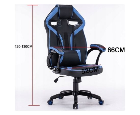 Top E Shop Gaming swivel chair DRIFT, blue