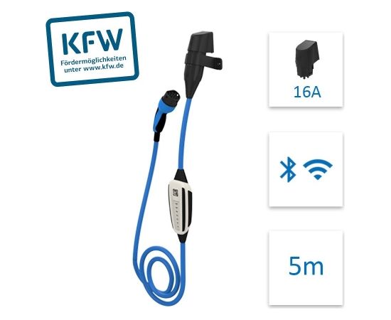Dinitech NRGKICK KFW SELECT WIFI&BLUETOOTH 5M Elektro Auto lādēšanas piederumi