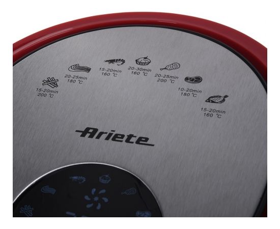 ARIETE 4618/01 Air Fryer XXL Hot air fryer 1800W 5,5 l Red