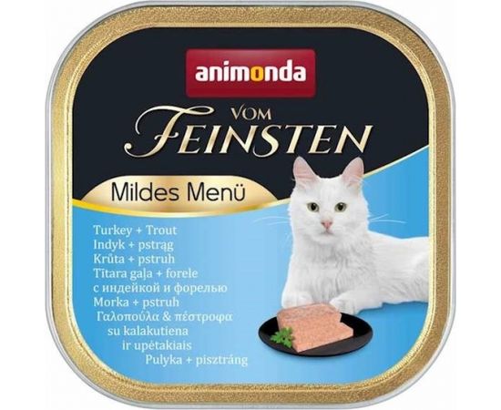 ANIMONDA VOM FEINSTEN MILDES MENU Wet cat food Turkey Trout 100 g