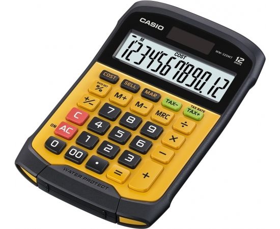 Casio WM-320MT calculator Pocket Display Black, Yellow