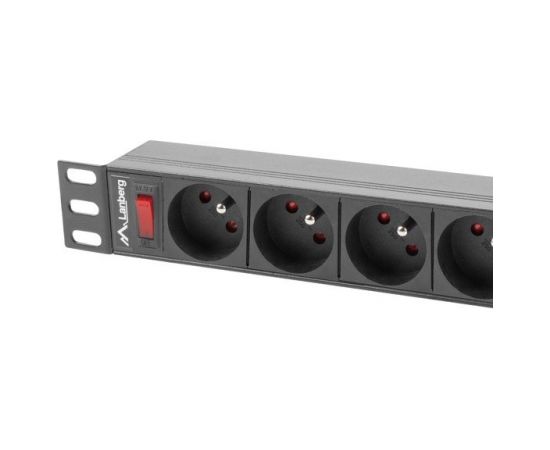 LANBERG POWER STRIP RACK 19" (1U, 16A, 9X 230V PL)