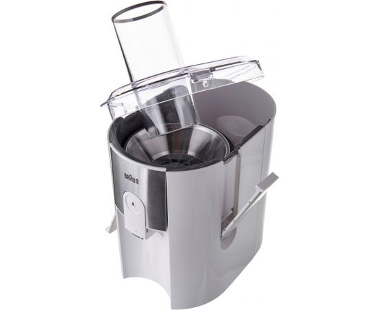 Braun J 500 WH Juice extractor 900 W Stainless steel, White