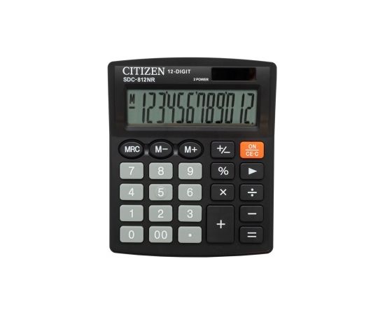 CITIZEN SDC-812NR calculator Desktop Basic Black