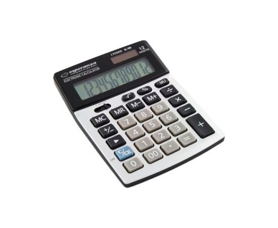 Esperanza xlyne ECL102 calculator Desktop Basic Black, Silver