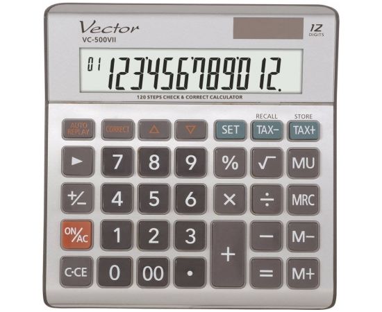 VECTOR CALCULATOR, OFFICE KAV VC-500 VII, GREY