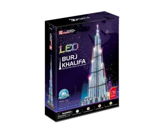 CUBIC FUN LED 306-20508 3D LED PUZZLE - BURJ KHALIFA