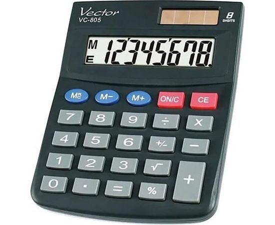 VECTOR CALCULATOR, OFFICE KAV VC-805, BLACK