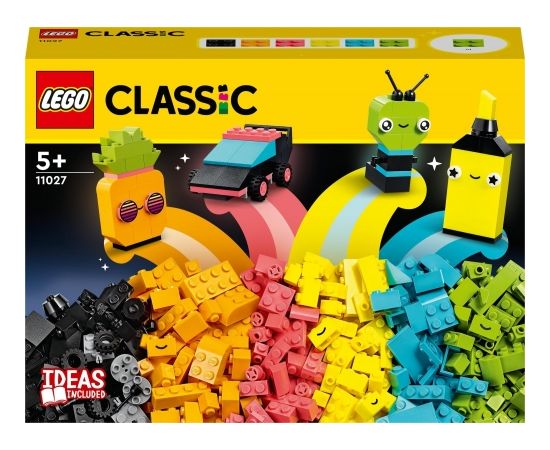 LEGO Classic Kreatywna zabawa neonowymi kolorami (11027)