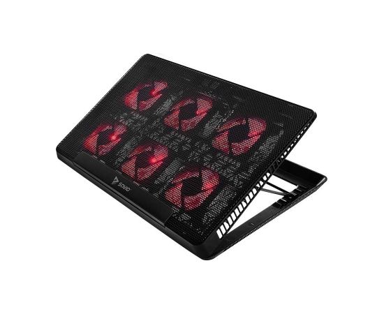 Laptop cooling pad, 6 backlit fans, 2000 RPM, SAVIO COS-01