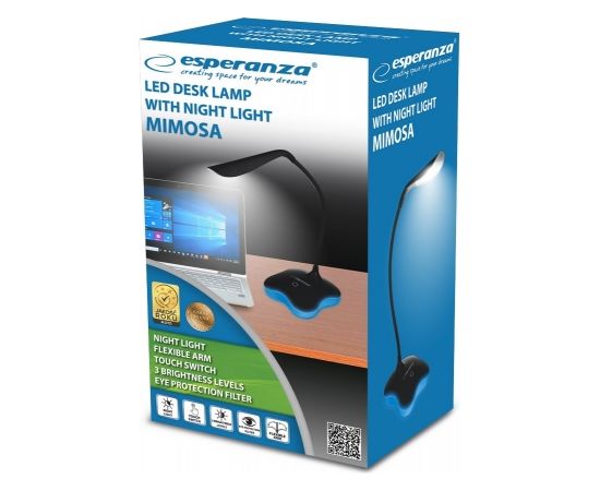 Esperanza ELD105K Black LED desk lamp