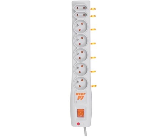 HSK DATA P7 1.5m power extension 5 AC outlet(s) Indoor/Outdoor Grey