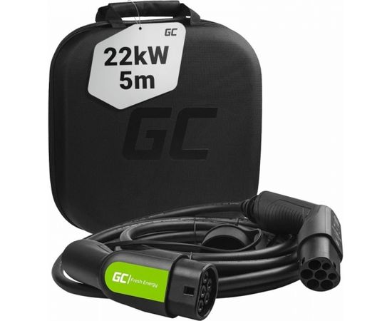 Green Cell EV07 electric vehicle charging cable Type 2 22kW 5 m